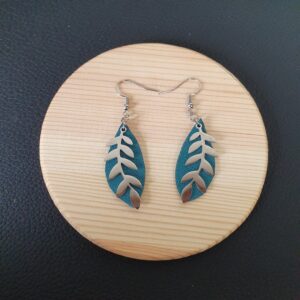 Boucles d'oreilles feuilles